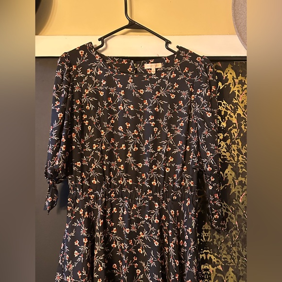 Rebecca Taylor Scarlett Tie-Sleeved Mini Dress - Picture 7 of 11